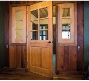 Puerta Charlotte madera de lenga 65x270 cm natural
