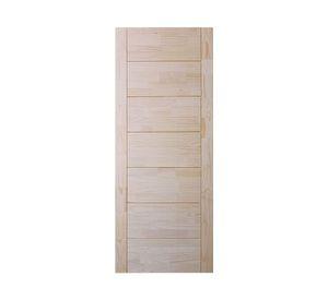 Puerta Pino Radiata Alejandría 90x220 cm Moldupanel