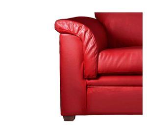 Sofá Ancona PU rojo Latam Home.