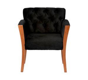 Sitial velvet 1 cuerpo Kiel negro