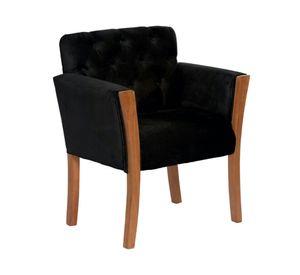Sitial velvet 1 cuerpo Kiel negro