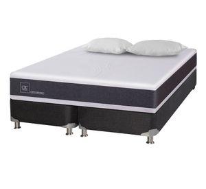 Box spring 2 plazas Ortopedic base dividida B5 + almohadas viscoelásticas Cic