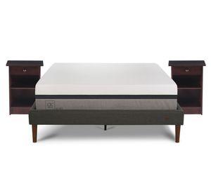 Cama europea 2 plazas Balance + 2 veladores Dublín Cic