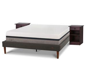 Cama europea 2 plazas Balance + 2 veladores Dublín Cic