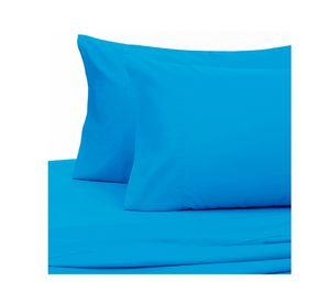 Juego de sábanas 2 plazas 144 Hilos azul
