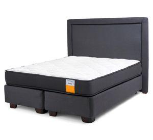 Cama americana funcional 2 plazas base dividida x 190 cm + respaldo
