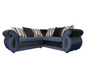 Sofá seccional 3 cuerpos Dominga Chenille azul
