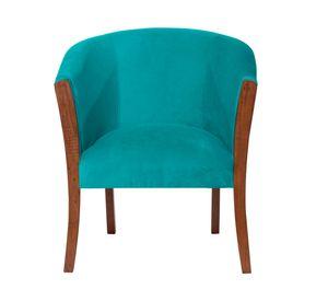 Sitial velvet 1 cuerpo Dortmund azul