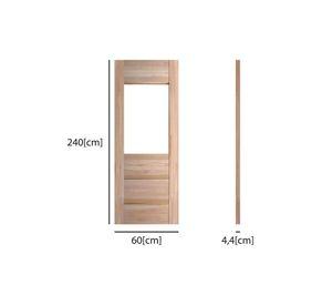 Puerta Lenga Padua 60x240 cm