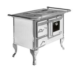 Cocina leña Villarica 70 blanco
