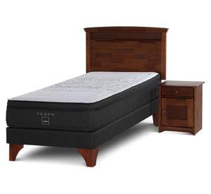 Box spring 1.5 plazas Tempo patas + set Véneto Rosen
