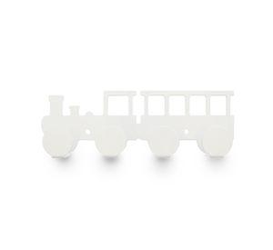 Perchero locomotora blanco 4 ganchos Ducasse