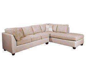 Sofá seccional 5 cuerpos tela Padua beige