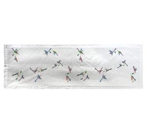 Camino de mesa Picaflor blanco velo organza 180x60 cm