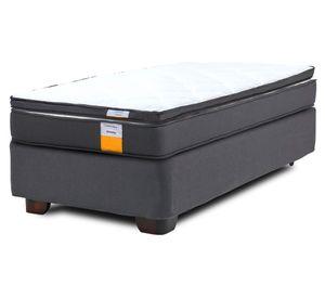 Cama americana funcional 1 plaza x 190 cm + topper