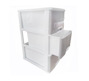 Cajonera 3 niveles 20JXP4170 plástico blanco