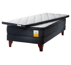 Cama europea 1 plaza Plus + topper Drimkip