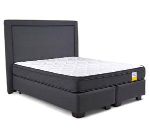 Cama americana 2 plazas Eurotop x190 cm + respaldo Drimkip