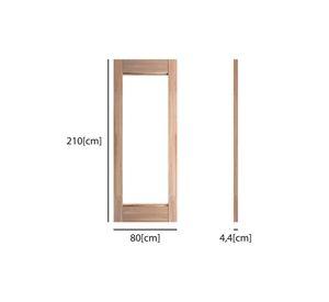 Puerta Lenga Torino 80x210 cm Ignisterra