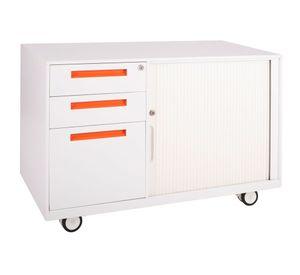 Cajonera 3 cajones + gabinete blanco Maletek