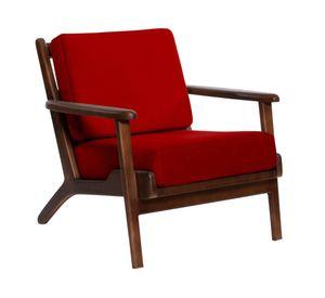 Sitial velvet 1 cuerpo Neuss rojo