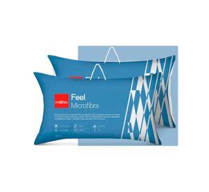 Almohada microfibra 50x90 cm Feel blanco