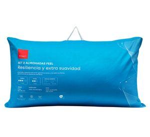 Almohada microfibra 50x90 cm Feel blanco
