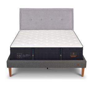 Cama europea curve Grand Premium 2 plazas + respaldo Ganges Cic