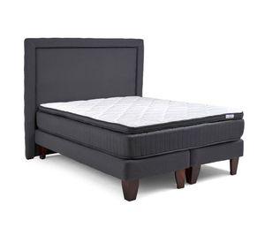 Cama europea  King + respaldo + base dividida Drimkip