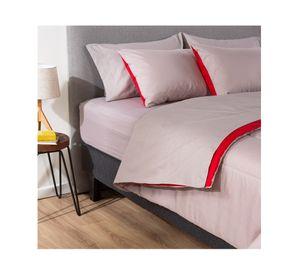 Plumón Bicolor PLBI-RJGR2 rojo/Gris 2 plazas