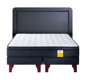 Cama europea Full Eurotop x190 cm + respaldo Drimkip