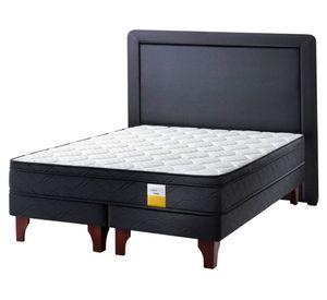 Cama europea Full Eurotop x190 cm + respaldo Drimkip