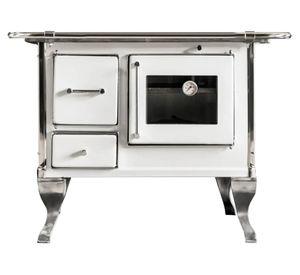 Cocina a leña Villarrica blanco