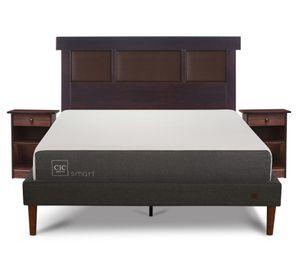 Cama europea 2 plazas Smart + set Dublín chocolate Cic