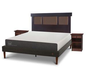 Cama europea 2 plazas Smart + set Dublín chocolate Cic