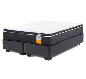 Cama americana funcional King base dividida + topper
