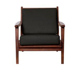 Sitial PU 1 cuerpo Neuss negro