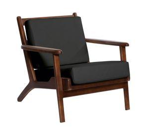 Sitial PU 1 cuerpo Neuss negro