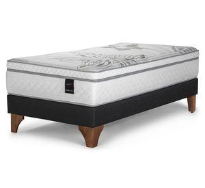 Box spring 1.5 plazas Art 4 patas Rosen