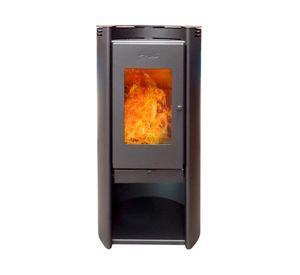 Calefactor a leña 50-191 m2 Rondo 450 Design gris