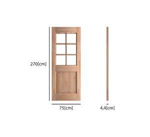 Puerta Lenga Charlotte 75x270 cm