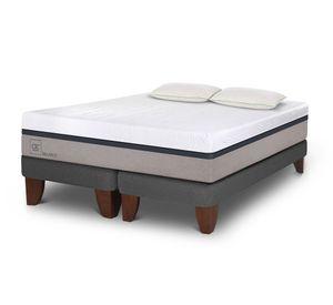 Cama europea Balance 2 plazas + base dividida + 2 almohadas Cic