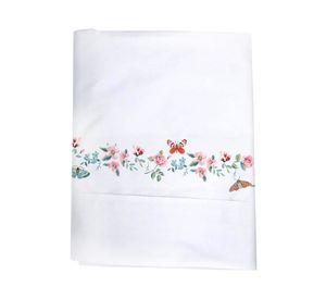 Juego sábanas 1.5 plazas 200 hilos Erizo blanco