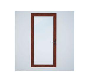 Puerta vidriada 95x200 cm termopanel izquierda madera Mundo Glass
