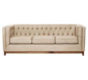 Sofá 3 cuerpos Roma beige