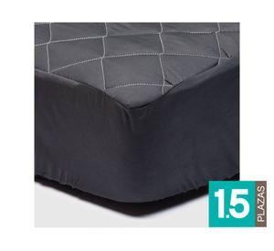 Cubre Colchón 1.5 plazas negro