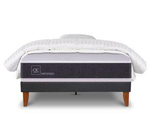 Cama europea Curve New Ortopedic 1.5 plazas + almohada + plumón Cic
