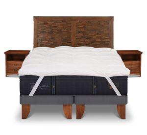 Cama europea king Grand Premium dividida + set Antique Topper Cic
