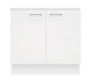 Mueble base lavaplatos 2 puertas blanco Mobikit