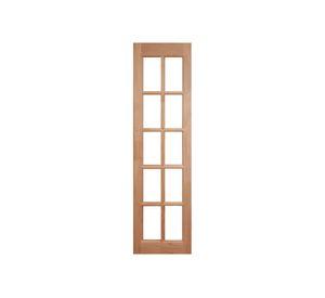 Mampara Pino Radiata Sevillana 55x220 cm 10 Vidrios Moldupanel